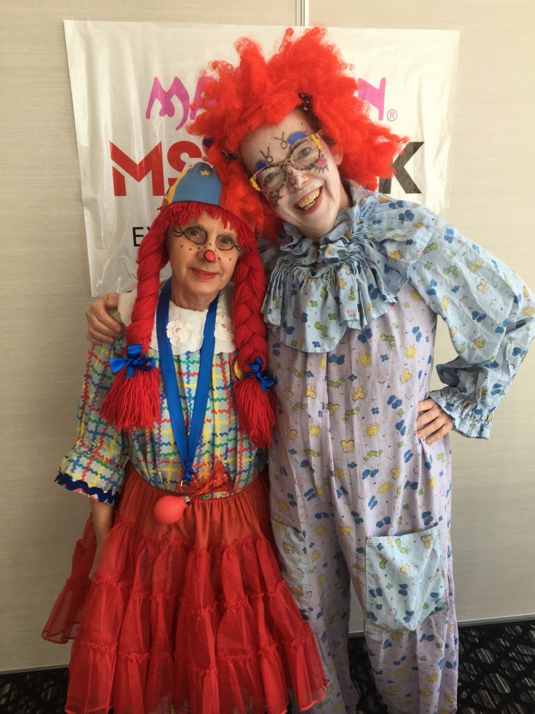 2018 MS Walk for a Cure, Scarborough, 2018 May 06, Scarborough Corp of Clowns, Tripper and Junebug