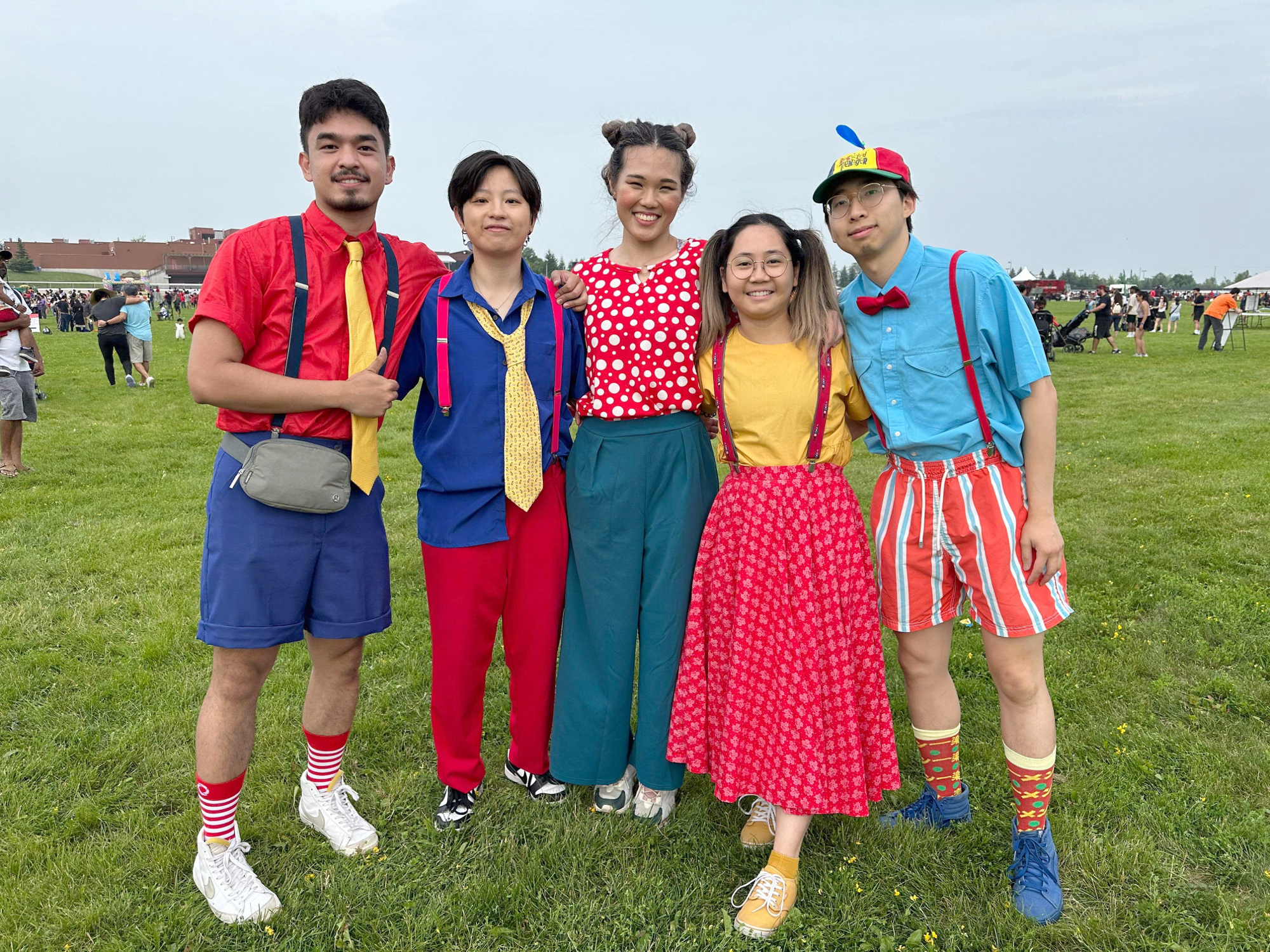 Scarborough Corp of Clowns, 2023 Ajax-Pickering Canada Day Jul 01, RR, Jay, Kay, Big Weed, M2
