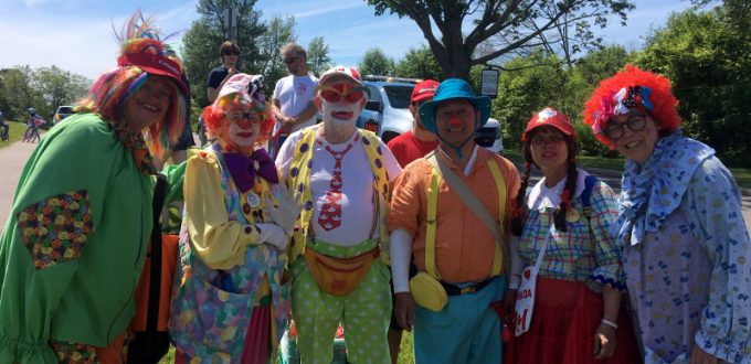 2019 Ajax-Pickering Canada Day, Scarborough Corp of Clowns, Jill, Spiffy, Bobbo, Deigo, Tripper and junebug. We were all there, were you?