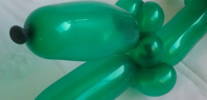 Alligator balloon animal, by Deigo, Scarborough Corp of Clowns.